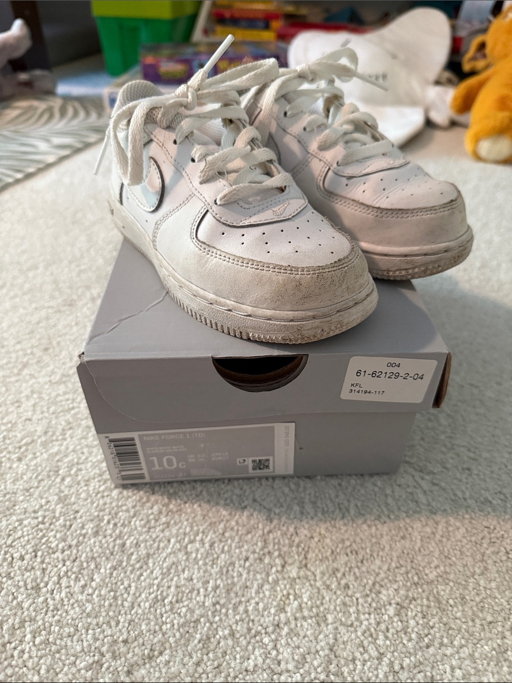 Nike Force 1 Boys Shoes 10c